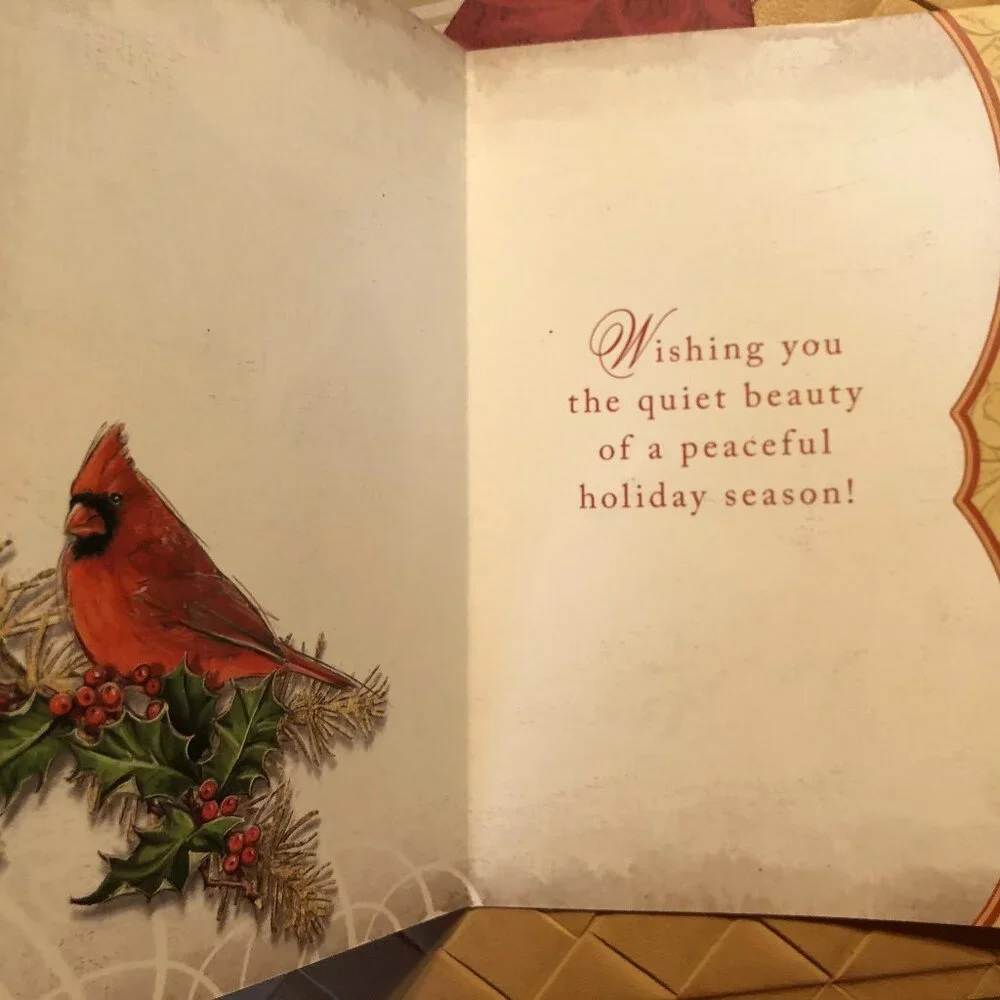 National Wild Life Association Lot of 5 Nature Holiday Cards with Envelopes New